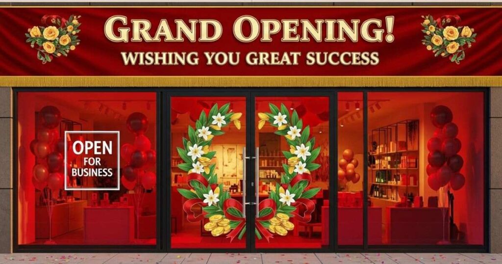Wishes for New Business Opening