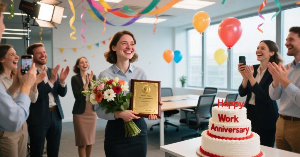 Work Anniversary Wishes for Employee